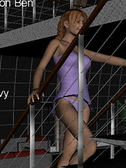 Illustrated story with sadistic 3-d sex scenes